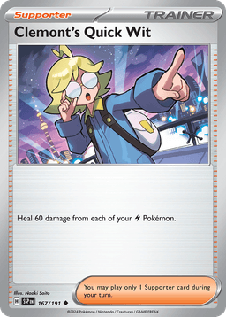 Clemont's Quick Wit